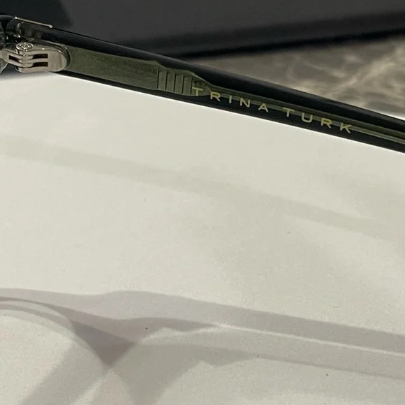 Trina Turk Malin Black/Green Eyeglasses 53-16-135